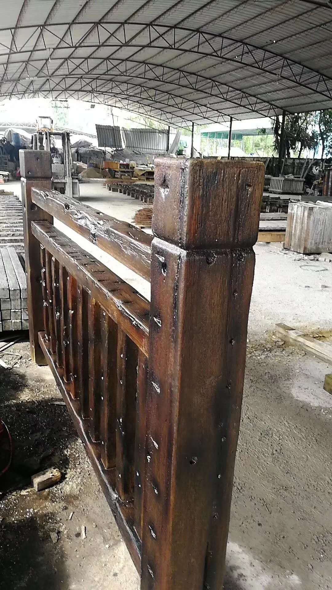 防木護欄